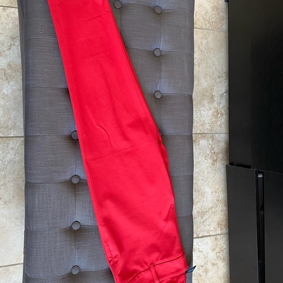 Cynthia Rowley Pia Ankle Pants Red - Picture 7 of 9